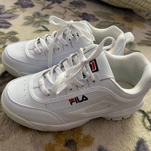 Fila White Chunky Shoes